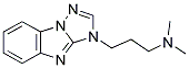 N,N-DIMETHYL-N-[3-(3H-[1,2,4]TRIAZOLO[1,5-A]BENZIMIDAZOL-3-YL)PROPYL]AMINE Struktur