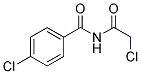 4-CHLORO-N-(2-CHLORO-ACETYL)-BENZAMIDE Struktur