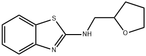 BENZOTHIAZOL-2-YL-(TETRAHYDRO-FURAN-2-YLMETHYL)-AMINE Struktur