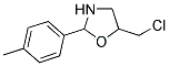 5-(CHLOROMETHYL)-2-(4-METHYLPHENYL)-1,3-OXAZOLIDINE Struktur