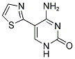 4-AMINO-5-(1,3-THIAZOL-2-YL)-2(1H)-PYRIMIDINONE Struktur