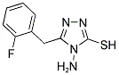 4-AMINO-5-(2-FLUORO-BENZYL)-4H-[1,2,4]TRIAZOLE-3-THIOL Struktur