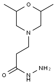 3-(2,6-DIMETHYL-MORPHOLIN-4-YL)-PROPIONIC ACID HYDRAZIDE Struktur