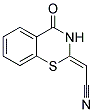 (2Z)-(4-OXO-3,4-DIHYDRO-2H-1,3-BENZOTHIAZIN-2-YLIDENE)ACETONITRILE Struktur