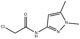 2-CHLORO-N-(1,5-DIMETHYL-1H-PYRAZOL-3-YL)-ACETAMIDE Struktur