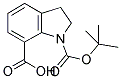 1-(TERT-BUTOXYCARBONYL)INDOLINE-7-CARBOXYLIC ACID Struktur