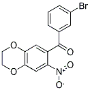 (3-BROMO-PHENYL)-(7-NITRO-2,3-DIHYDRO-BENZO[1,4]DIOXIN-6-YL)-METHANONE Struktur