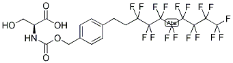 N-(F17 CBZ) L-SERINE Struktur