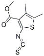 METHYL 2-ISOTHIOCYANATO-4,5-DIMETHYLTHIOPHENE-3-CARBOXYLATE Struktur