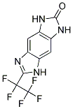 6-PENTAFLUOROETHYL-3,5-DIHYDRO-1H-BENZO[1,2-D:4,5-D']DIIMIDAZOL-2-ONE Struktur