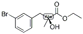 ETHYL (S)-2-HYDROXY-2-METHYL(3-BROMOBENZENE)PROPANOATE Struktur