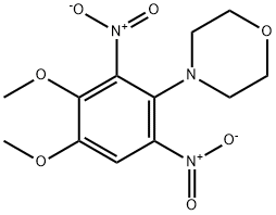 2-METHOXY-4-MORPHOLINO-3,5-DINITROPHENYL METHYL ETHER Struktur