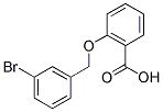 2-[(3-BROMOBENZYL)OXY]BENZOIC ACID Struktur