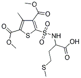 2-([[3,5-BIS(METHOXYCARBONYL)-4-METHYLTHIEN-2-YL]SULFONYL]AMINO)-4-(METHYLTHIO)BUTANOIC ACID Struktur