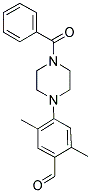 4-(4-BENZOYLPIPERAZIN-1-YL)-2,5-DIMETHYLBENZALDEHYDE Struktur