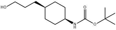 TERT-BUTYL CIS-4-(3-HYDROXYPROPYL)CYCLOHEXYLCARBAMATE Struktur