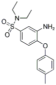 3-AMINO-N,N-DIETHYL-4-(4-METHYLPHENOXY)BENZENESULFONAMIDE Struktur