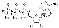 2'-BROMO-ADENOSINE-5'-[(BETA,GAMMA)-IMIDO]TRIPHOSPHATE, SODIUM SALT Struktur