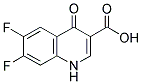 6,7-DIFLUORO-4-OXO-1,4-DIHYDRO-QUINOLINE-3-CARBOXYLIC ACID Struktur