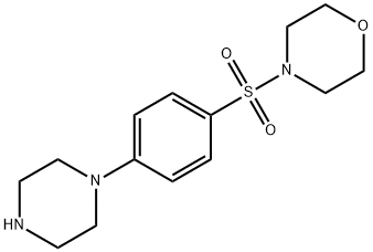 4-(4-PIPERAZIN-1-YL-BENZENESULFONYL)-MORPHOLINE Struktur