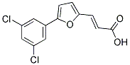 (2E)-3-[5-(3,5-DICHLOROPHENYL)-2-FURYL]ACRYLIC ACID Struktur