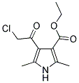 4-(2-CHLORO-ACETYL)-2,5-DIMETHYL-1H-PYRROLE-3-CARBOXYLIC ACID ETHYL ESTER Struktur