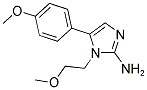 1-(2-METHOXY-ETHYL)-5-(4-METHOXY-PHENYL)-1H-IMIDAZOL-2-YLAMINE Struktur