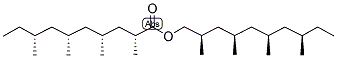 2(R),4(R),6(R),8(R)-TETRAMETHYLDECYL 2(R),4(R),6(R),8(R)-TETRAMETHYLDECANOATE Struktur