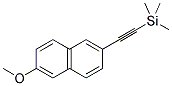 (6-METHOXYNAPHTHALEN-2-YLETHYNYL)TRISILANE Struktur