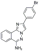 2-(4-BROMO-PHENYL)-IMIDAZO[2,1-A]PHTHALAZIN-6-YLAMINE Struktur