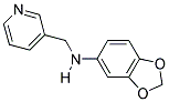 N-(PYRIDIN-3-YLMETHYL)-1,3-BENZODIOXOL-5-AMINE Struktur