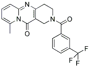 9-METHYL-2-[3-(TRIFLUOROMETHYL)BENZOYL]-1,2,3,4-TETRAHYDRO-11H-DIPYRIDO[1,2-A:4',3'-D]PYRIMIDIN-11-ONE Struktur