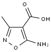 5-AMINO-3-METHYL-ISOXAZOLE-4-CARBOXYLIC ACID Struktur