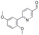 6-(2,5-DIMETHOXY-PHENYL)-PYRIDINE-3-CARBALDEHYDE Struktur