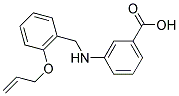 3-((2-(ALLYLOXY)BENZYL)AMINO)BENZOIC ACID Struktur