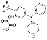 1-(PHENYL[4-(TRIFLUOROMETHYL)PHENYL]METHYL)PIPERAZINE OXALATE Struktur