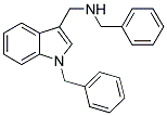 N-BENZYL-N-[(1-BENZYL-1H-INDOL-3-YL)METHYL]AMINE Struktur