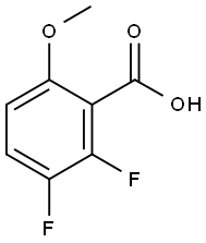 2,3-DIFLUORO-6-METHOXYBENZOIC ACID Struktur