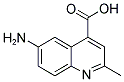 6-AMINO-2-METHYL-QUINOLINE-4-CARBOXYLIC ACID Struktur