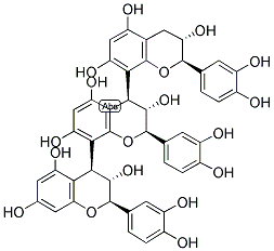 CATECHIN-(4ALPHA->)-CATECHIN-(4ALPHA->8)-CATECHIN Struktur