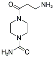 4-(3-AMINO-PROPIONYL)-PIPERAZINE-1-CARBOXYLIC ACID AMIDE Struktur