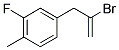 2-BROMO-3-(3-FLUORO-4-METHYLPHENYL)-1-PROPENE Struktur