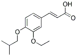 3-(3-ETHOXY-4-ISOBUTOXY-PHENYL)-ACRYLIC ACID Struktur