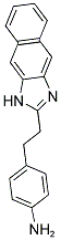 4-[2-(1 H-NAPHTHO[2,3-D ]IMIDAZOL-2-YL)-ETHYL]-PHENYLAMINE Struktur