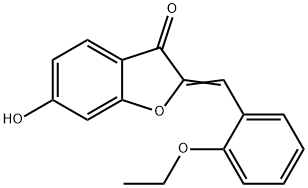 2-(2-ETHOXY-BENZYLIDENE)-6-HYDROXY-BENZOFURAN-3-ONE Struktur