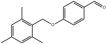 4-(MESITYLMETHOXY)BENZENECARBALDEHYDE Struktur