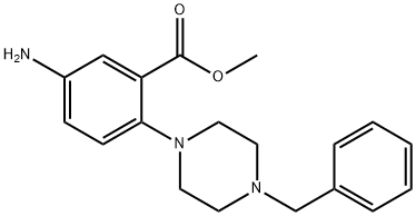 METHYL 5-AMINO-2-(4-BENZYLPIPERAZINO)BENZENECARBOXYLATE price.