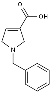 1-BENZYL-2,5-DIHYDRO-1H-PYRROLE-3-CARBOXYLIC ACID Struktur