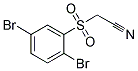 (2,5-DIBROMO-BENZENESULFONYL)-ACETONITRILE Struktur