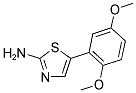 5-(2,5-DIMETHOXY-PHENYL)-THIAZOL-2-YLAMINE Struktur